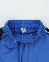 Vintage Y2K 00s Nike Air Jordan Zip Cuff Loose Fit Soft Shell Tracksuit Bottoms - M