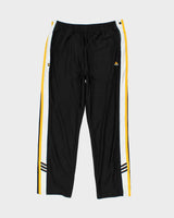 Vintage Y2K 00s Adidas Pure Game Series Loose Fit Popper Tracksuit Bottoms - XL