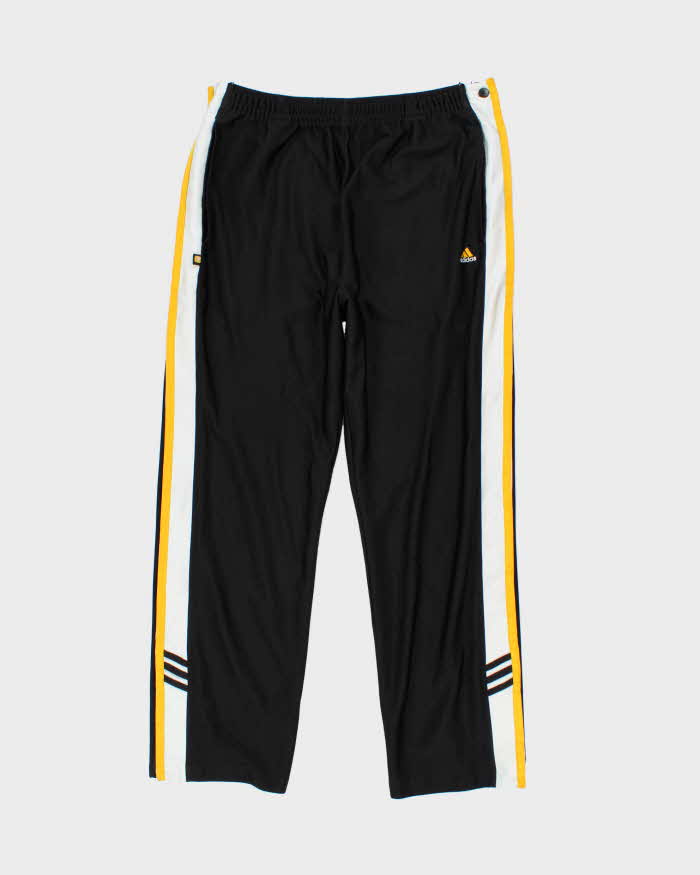 Vintage Y2K 00s Adidas Pure Game Series Loose Fit Popper Tracksuit Bottoms - XL
