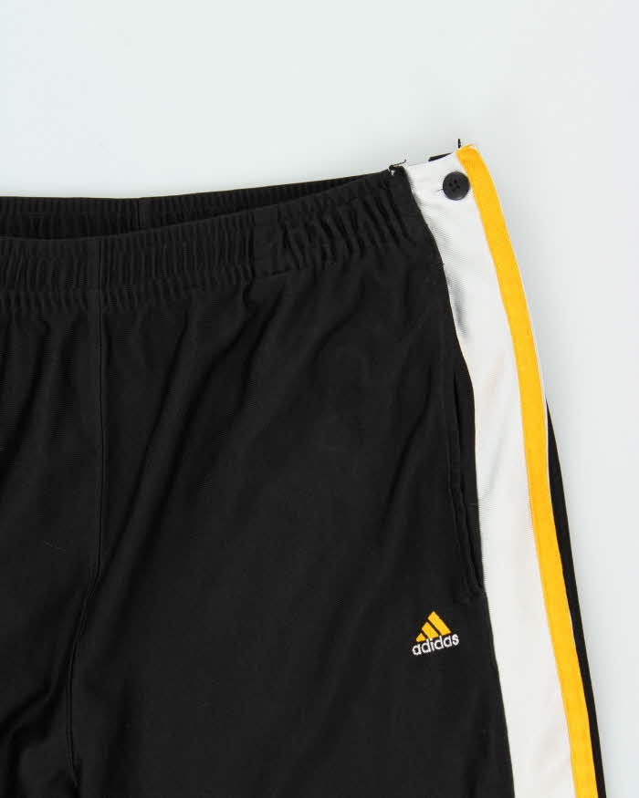 Vintage Y2K 00s Adidas Pure Game Series Loose Fit Popper Tracksuit Bottoms - XL