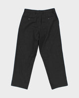 Vintage 1990s Pierre Cardin Wool Blend Pleated Wide Leg Trousers - W32 L30