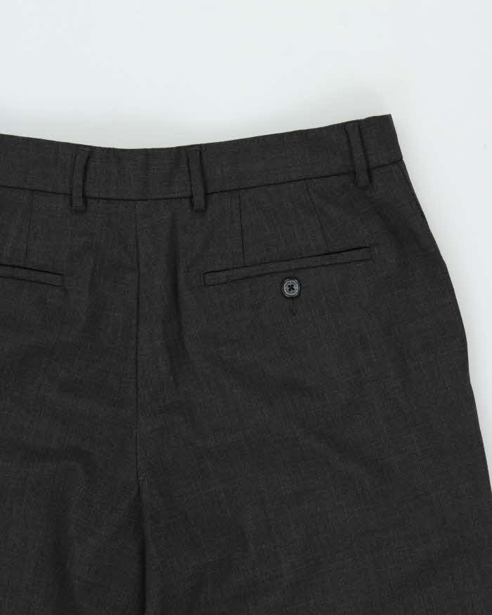 Vintage 1990s Pierre Cardin Wool Blend Pleated Wide Leg Trousers - W32 L30