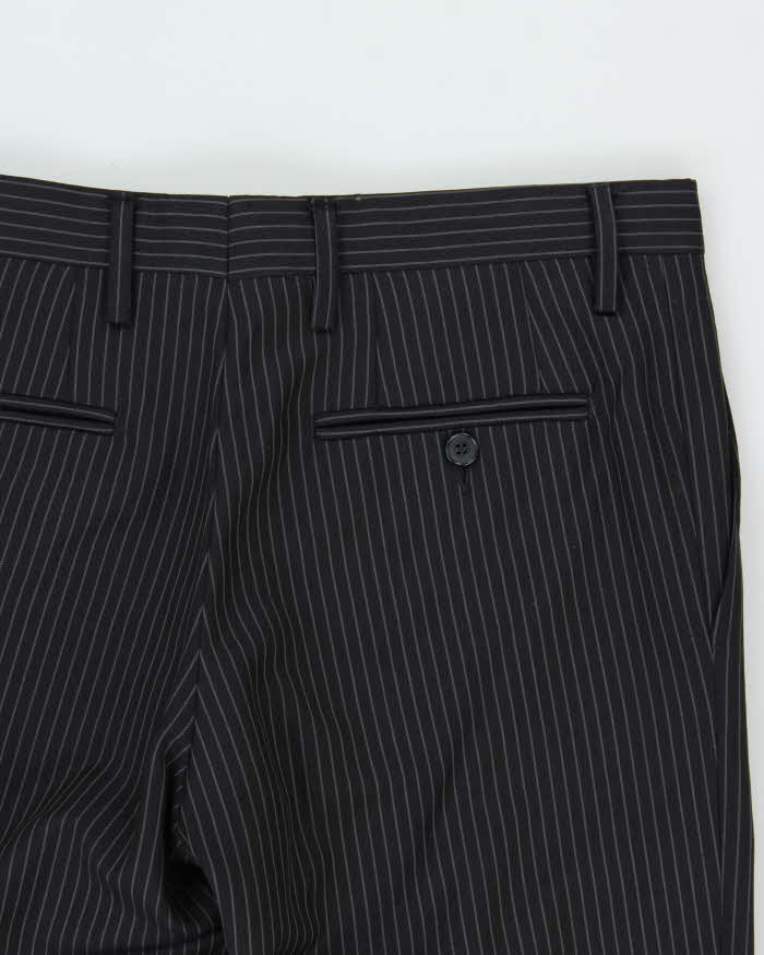 Vintage Y2K 00s Dolce &amp; Gabbana Pinstripe Wool Straight Leg Trousers - W34 L30