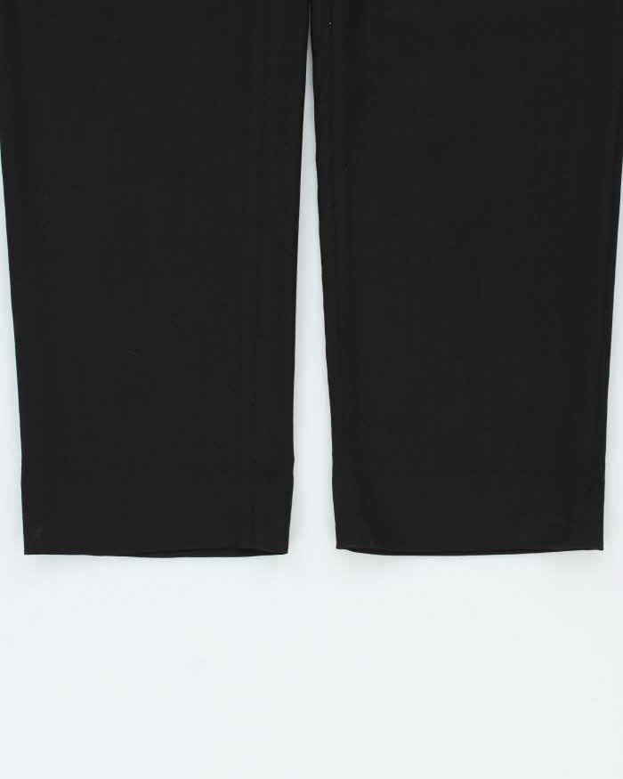 Vintage 1990s Yves Saint Laurent Wool Pleated Straight Leg Trousers - W34 L30