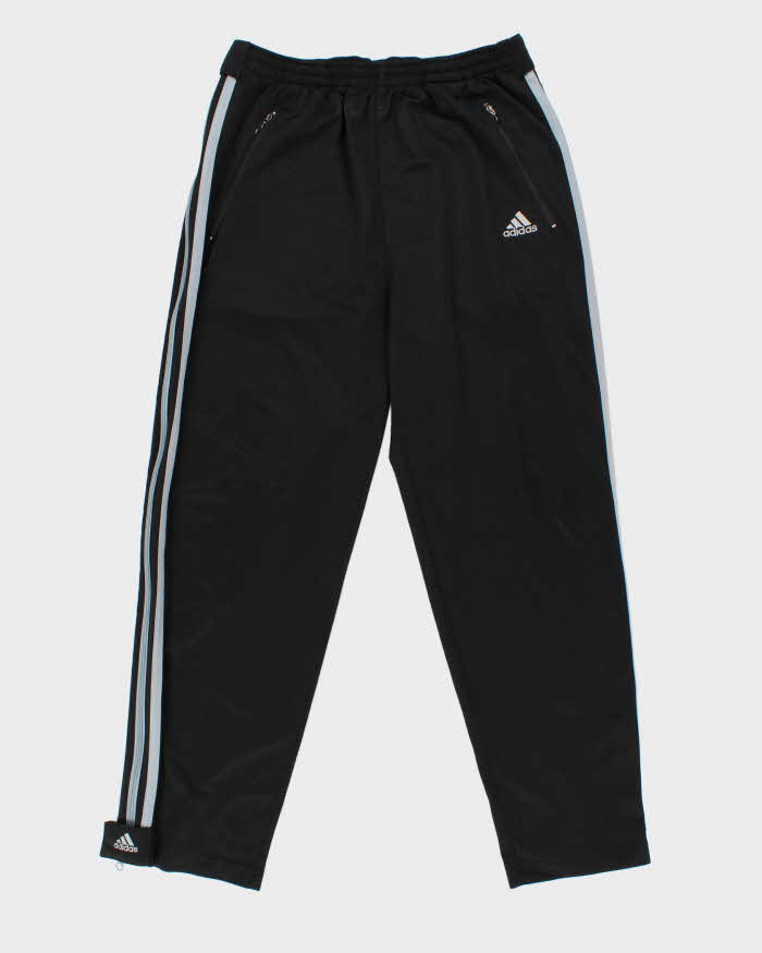 Vintage 90s Adidas Full Leg Side Zip Tracksuit Bottoms - L