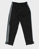 Vintage 90s Adidas Full Leg Side Zip Tracksuit Bottoms - L
