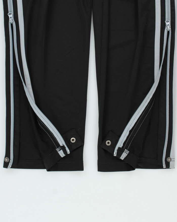 Vintage 90s Adidas Full Leg Side Zip Tracksuit Bottoms - L