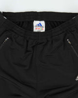Vintage 90s Adidas Full Leg Side Zip Tracksuit Bottoms - L