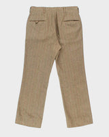 Vintage 60s Wool Blend Stripe Trousers - W32 L28