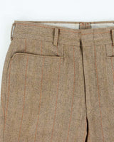 Vintage 60s Wool Blend Stripe Trousers - W32 L28