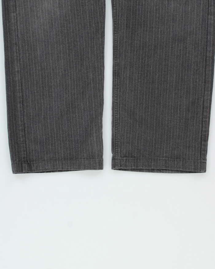 Vintage 1990s Hugo Boss Alabama Striped Straight Leg Trousers - W36 L31