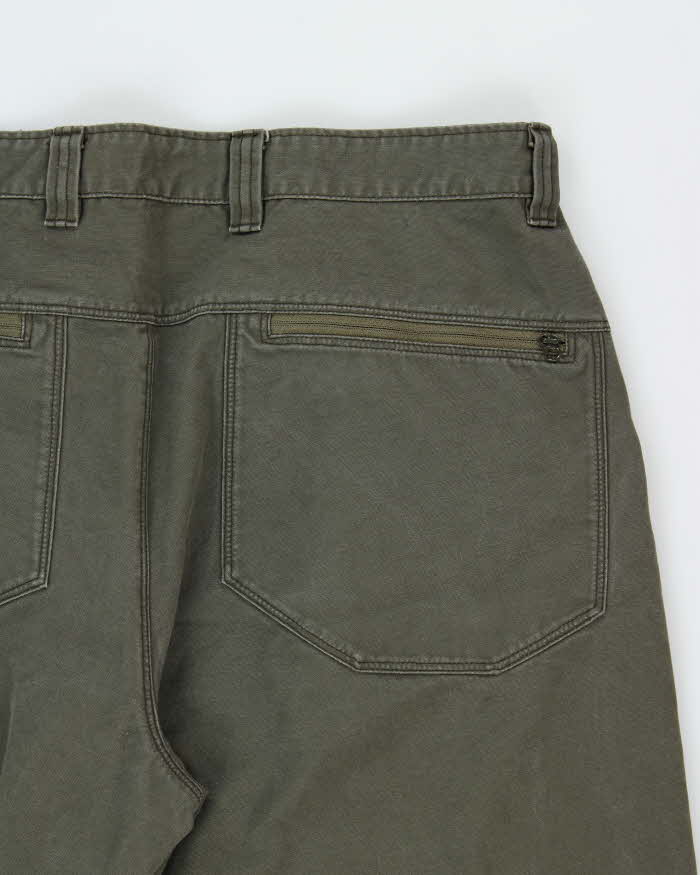 Vintage Arc'teryx Khaki Wide Leg Tech Trousers - W34 L32