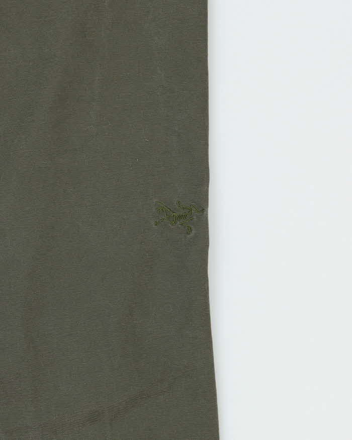 Vintage Arc'teryx Khaki Wide Leg Tech Trousers - W34 L32