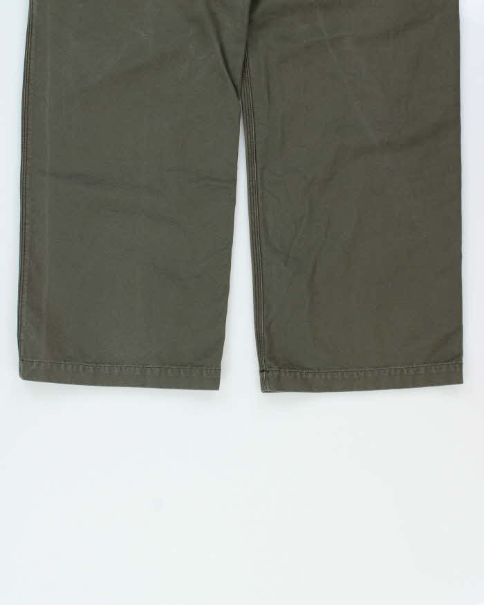 Vintage Arc'teryx Khaki Wide Leg Tech Trousers - W34 L32