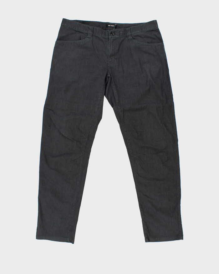 Vintage Arc'teryx Grey Polycotton Slim Leg Trousers - W38 L32