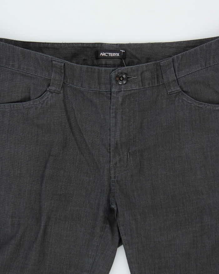 Vintage Arc'teryx Grey Polycotton Slim Leg Trousers - W38 L32