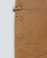 Vintage Carhartt B01 Carpenter Double Knee Loose Fit Duck Canvas Distressed Workwear Trousers - W34 L32