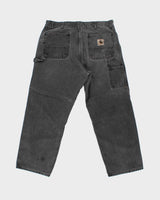 Vintage Y2K 2000 Carhartt B12 Onyx Loose Fit Carpenter Workwear Trousers - W36 L29