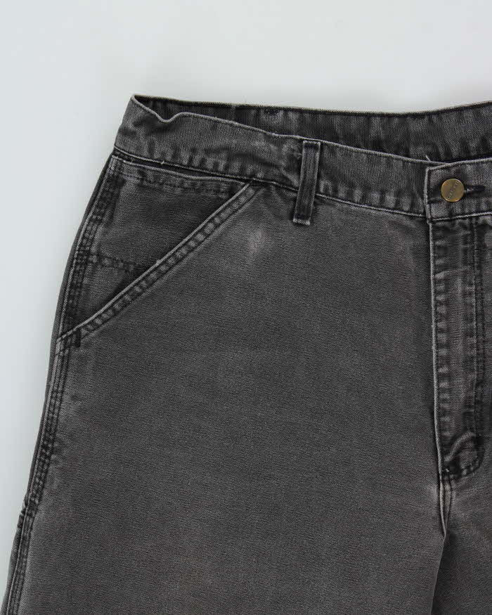 Vintage Y2K 2000 Carhartt B12 Onyx Loose Fit Carpenter Workwear Trousers - W36 L29