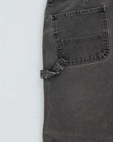 Vintage Y2K 2000 Carhartt B12 Onyx Loose Fit Carpenter Workwear Trousers - W36 L29