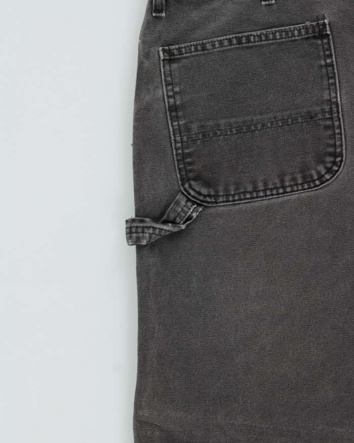 Vintage Y2K 2000 Carhartt B12 Onyx Loose Fit Carpenter Workwear Trousers - W36 L29