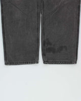 Vintage Y2K 2000 Carhartt B12 Onyx Loose Fit Carpenter Workwear Trousers - W36 L29