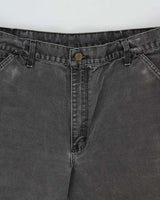 Vintage Y2K 2000 Carhartt B12 Onyx Loose Fit Carpenter Workwear Trousers - W36 L29