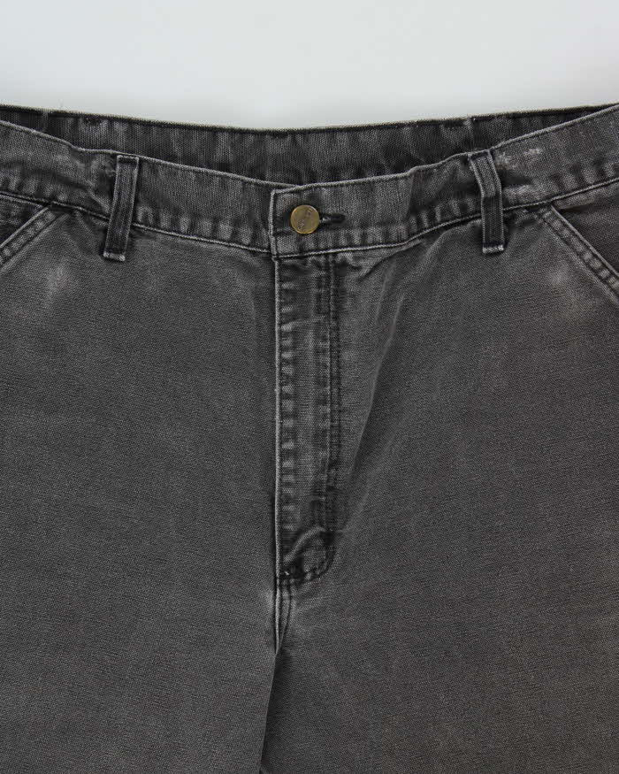 Vintage Y2K 2000 Carhartt B12 Onyx Loose Fit Carpenter Workwear Trousers - W36 L29
