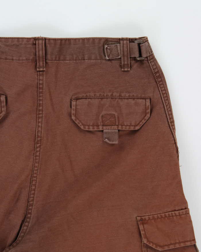 Vintage Y2K 00s Alpha Industries Wide Leg Cargo Trousers - W34 L30