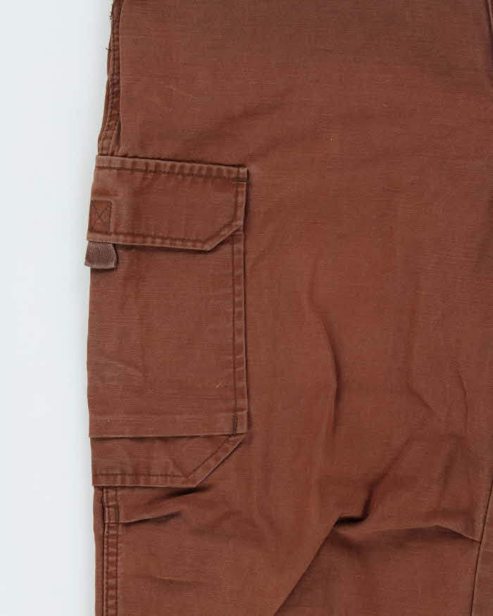 Vintage Y2K 00s Alpha Industries Wide Leg Cargo Trousers - W34 L30