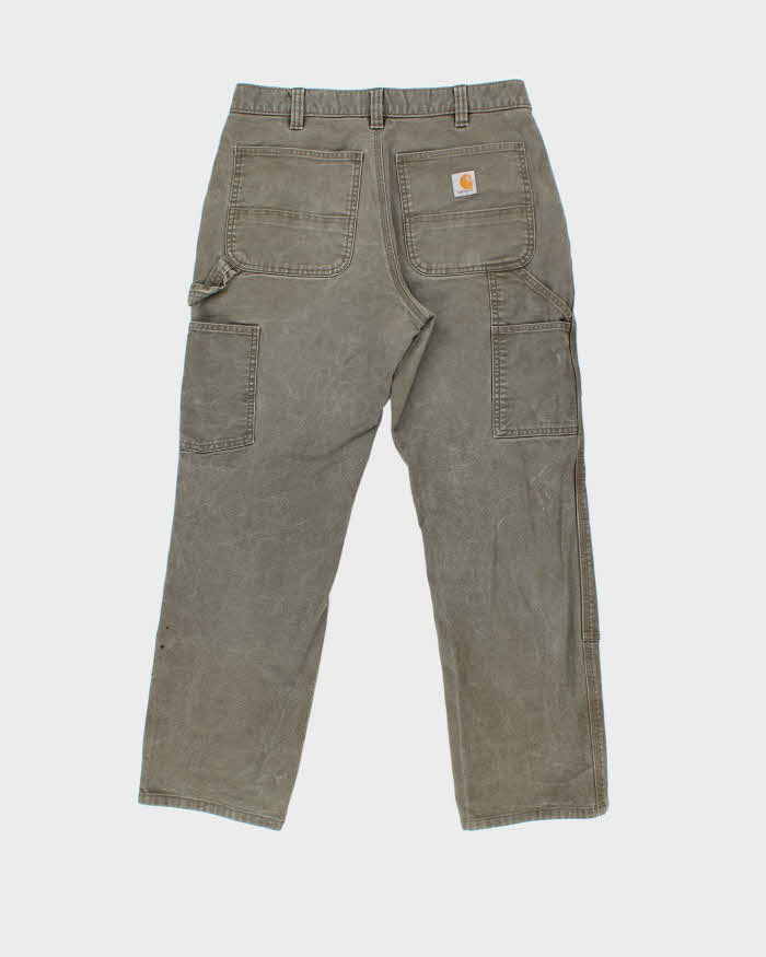 Vintage Carhartt Duck Double Knee Rugged Flex Relaxed Fit Distressed Workwear Trousers - W32 L29