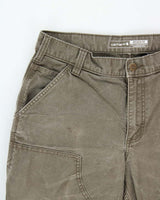 Vintage Carhartt Duck Double Knee Rugged Flex Relaxed Fit Distressed Workwear Trousers - W32 L29