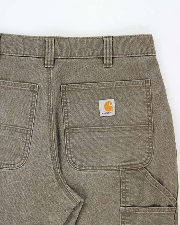 Vintage Carhartt Duck Double Knee Rugged Flex Relaxed Fit Distressed Workwear Trousers - W32 L29
