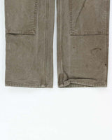 Vintage Carhartt Duck Double Knee Rugged Flex Relaxed Fit Distressed Workwear Trousers - W32 L29
