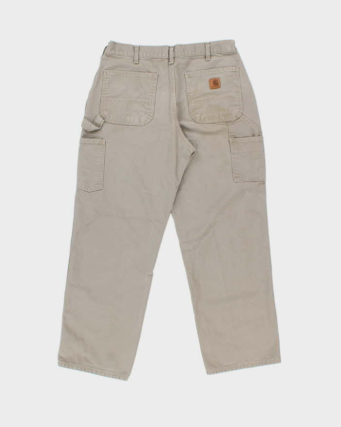 Vintage Carhartt B11 Des Original Dungaree Fit Workwear Trousers - W32 L30