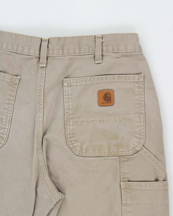 Vintage Carhartt B11 Des Original Dungaree Fit Workwear Trousers - W32 L30