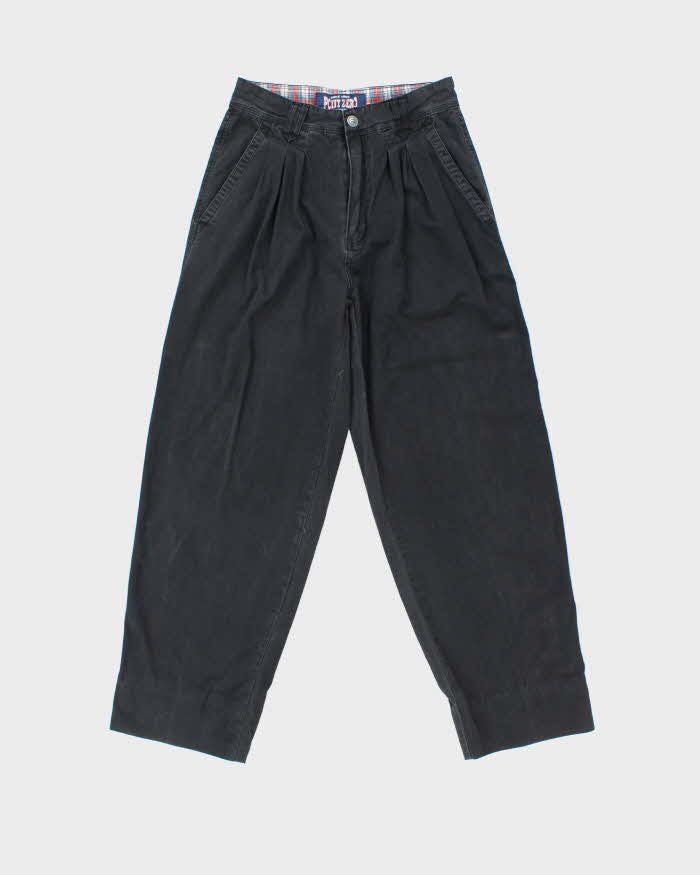 Vintage 1990s Point Zero Concept Pleated Relaxed Fit Trousers - W28 L28