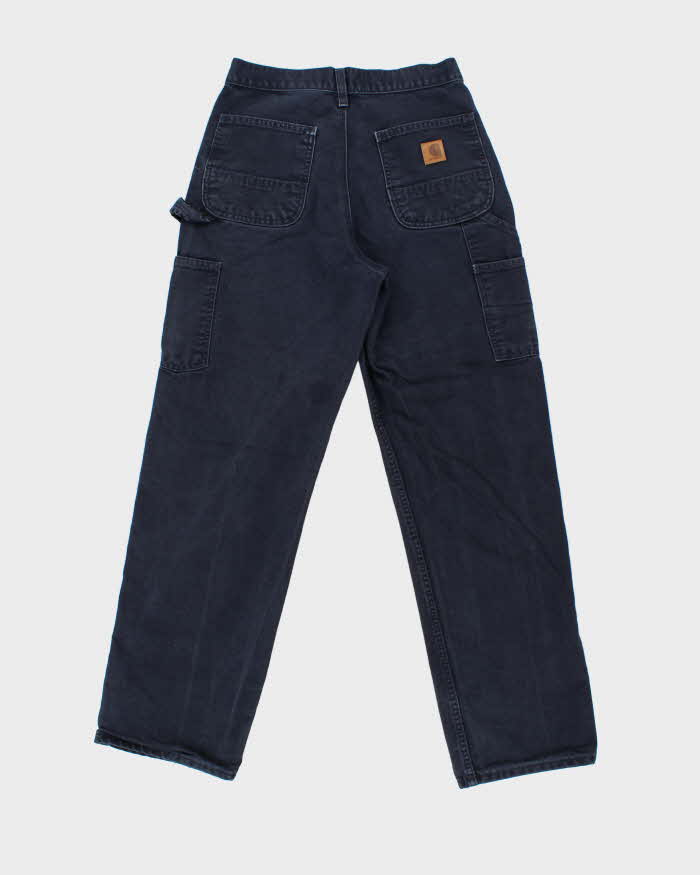 Vintage Carhartt B11 Midnight Loose Fit Duck Cotton Workwear Trousers - W29 L32