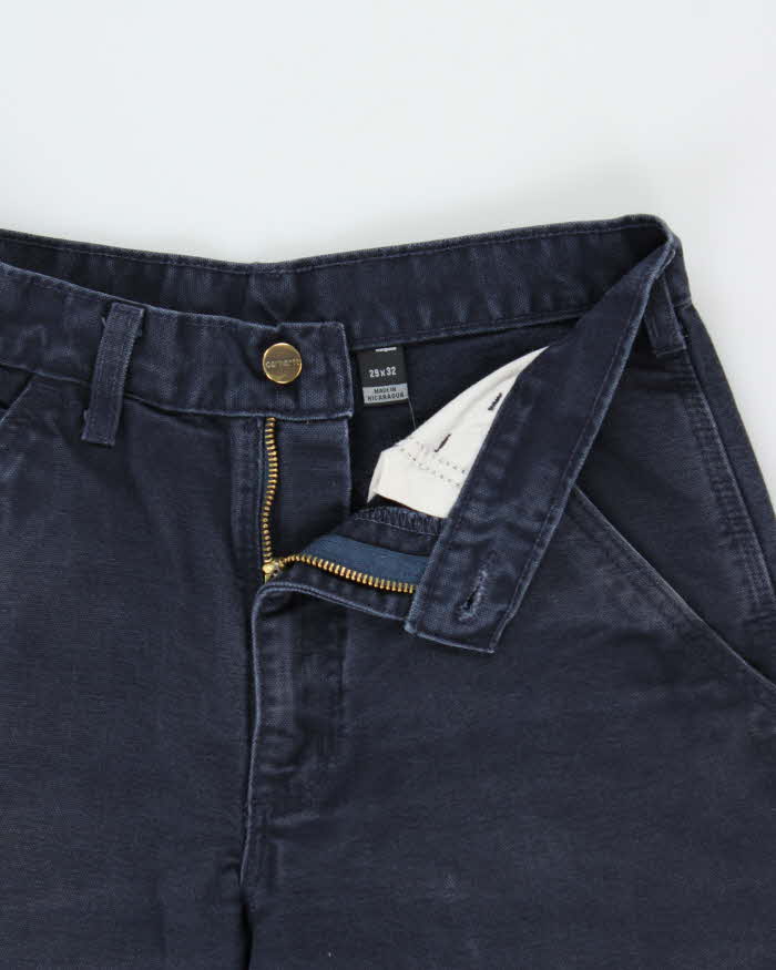 Vintage Carhartt B11 Midnight Loose Fit Duck Cotton Workwear Trousers - W29 L32