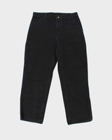 Vintage Carhartt B11 BLK Loose Fit Duck Cotton Workwear Trousers - W33 L30