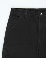 Vintage Carhartt B11 BLK Loose Fit Duck Cotton Workwear Trousers - W33 L30