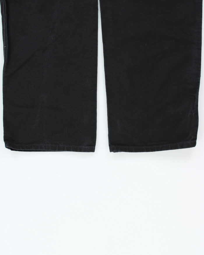 Vintage Carhartt B11 BLK Loose Fit Duck Cotton Workwear Trousers - W33 L30