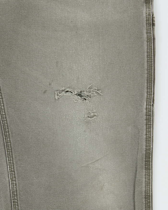 Vintage Y2K 00s Carhartt B11 Moss Distressed Dungaree Fit Carpenter Trousers - W32 L32