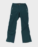 Arc'teryx Cassiar Recco Tech Gore-Tex Teal Ski Trousers - W32 L34