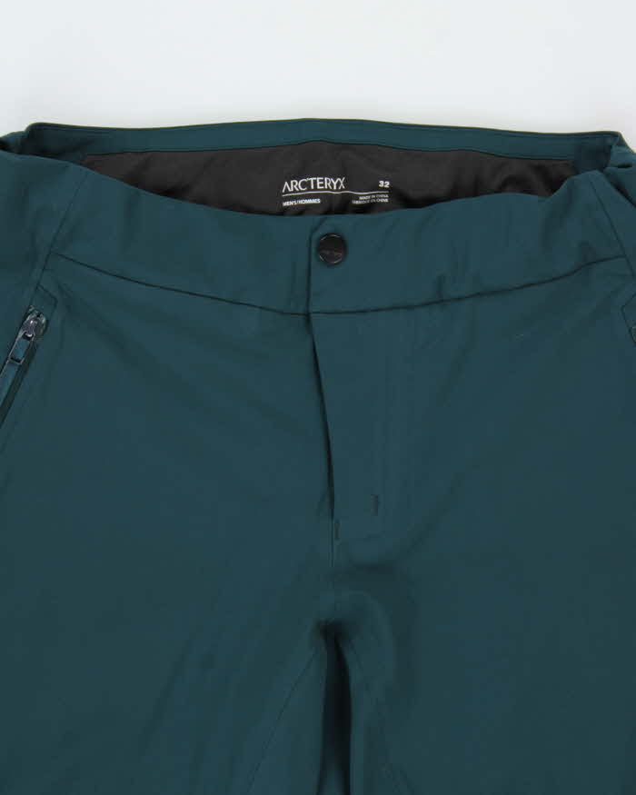 Arc'teryx Cassiar Recco Tech Gore-Tex Teal Ski Trousers - W32 L34