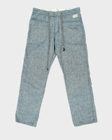 Vintage Edwin 760RS Chambray Denim Banana Fibre Relaxed Straight Leg Trousers - W36 L32