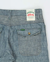 Vintage Edwin 760RS Chambray Denim Banana Fibre Relaxed Straight Leg Trousers - W36 L32