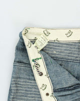 Vintage Edwin 760RS Chambray Denim Banana Fibre Relaxed Straight Leg Trousers - W36 L32