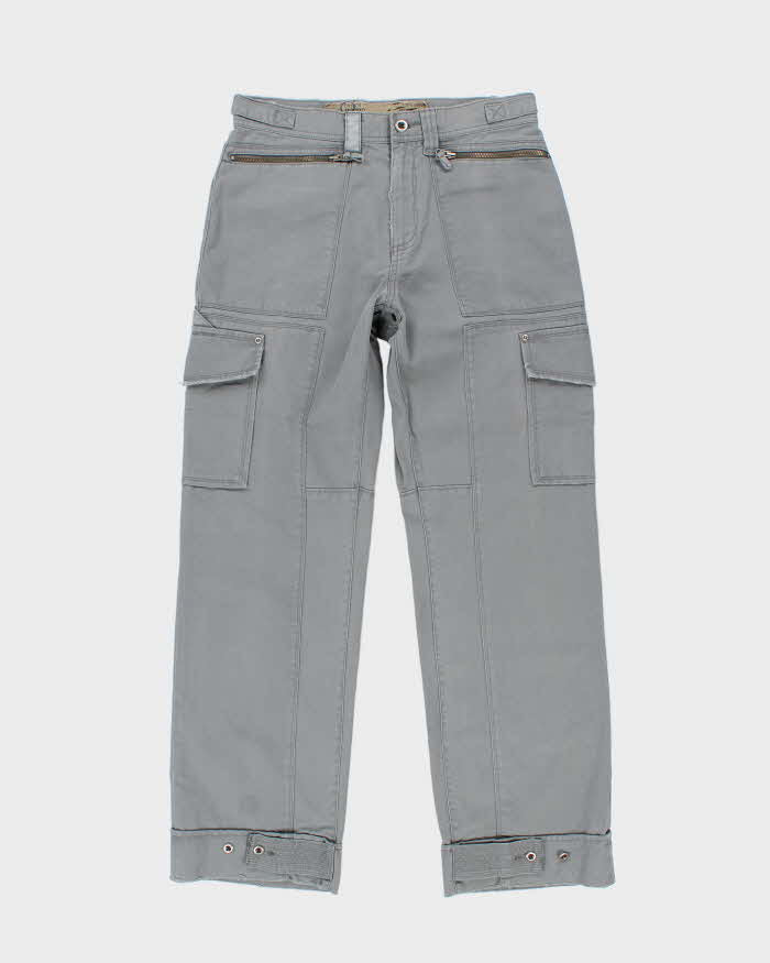 Vintage Y2K 00s Oxygen Required Wide Leg Cargo Trousers - W32 L32