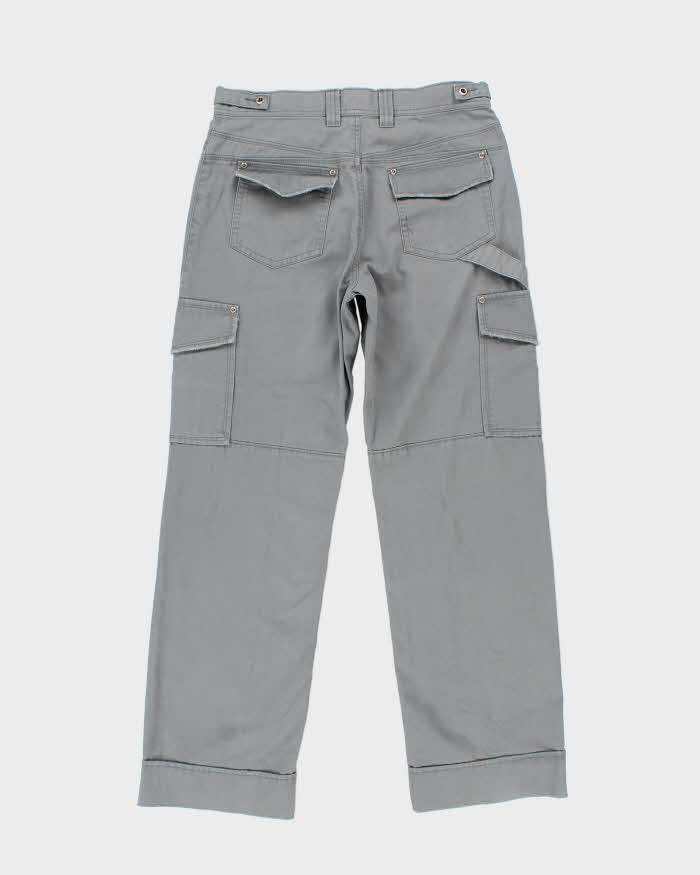 Vintage Y2K 00s Oxygen Required Wide Leg Cargo Trousers - W32 L32